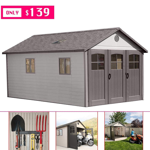 Outdoor 11 ' X 18.5 ' - Storage Shed【HOT】