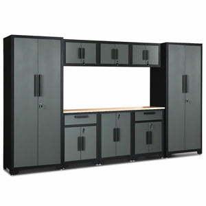 9 Pcs Big Steel Storage Cabinet Set【HOT】